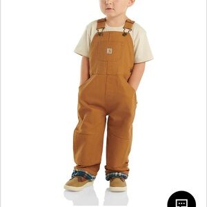 2T Kids Carhartt Flannel Lined Canvas Bib Overalls
Brand New with Tags